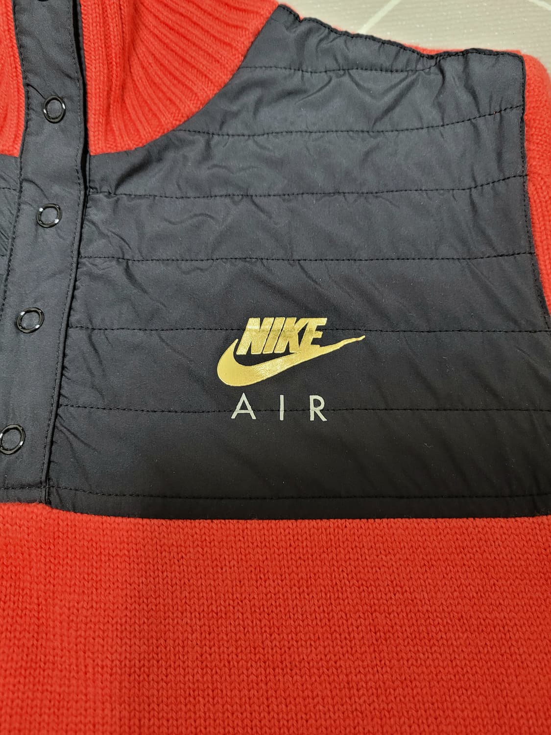 나이키 에어 골프 여성 울 하프 집업 니트 L 상품이미지3