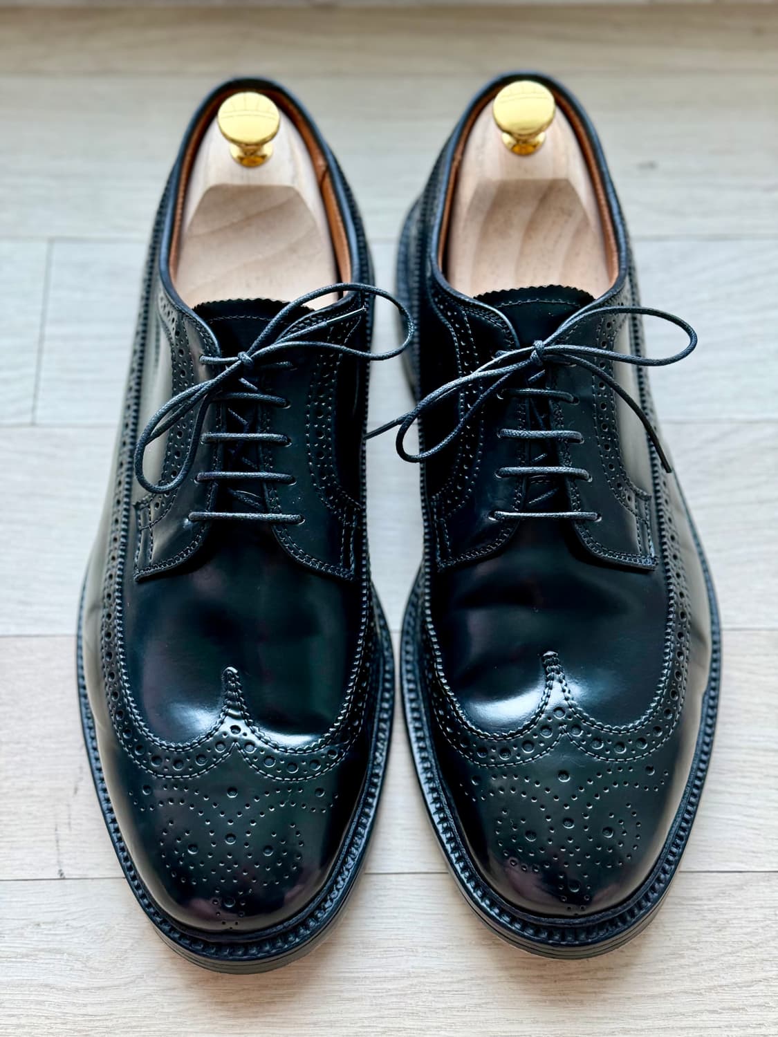 알든 Alden 9751 롱 윙 블러처 US9.5 블랙 상품이미지2