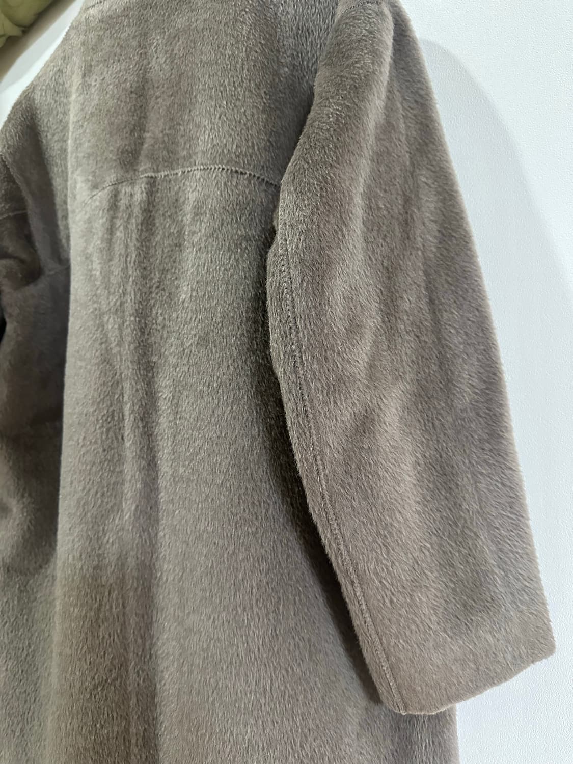 TIME 타임 울100%(베이비 라마 51프로) 코트 상품이미지5