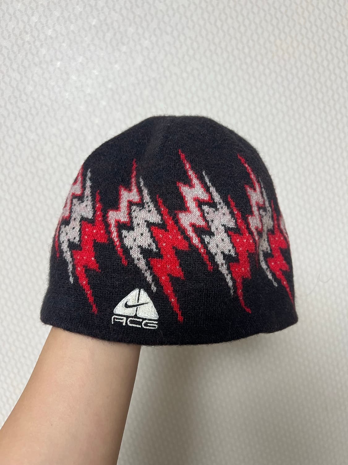 00s 나이키 acg 번개 라이트닝 그래픽 비니 고프코어 상품이미지1