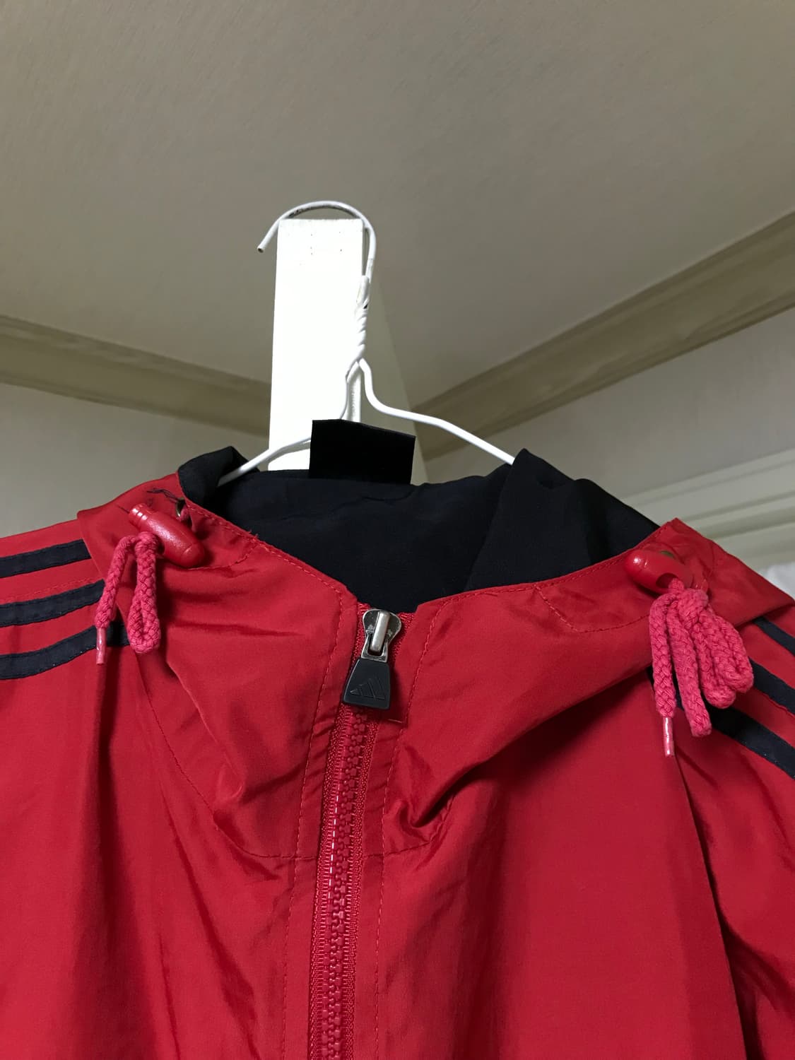 아디다스 빈티지 삼선 후드 바람막이 자켓 상품이미지5