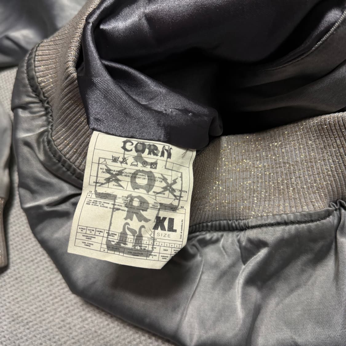 CORN 메탈릭 자수 스카쟌 상품이미지3