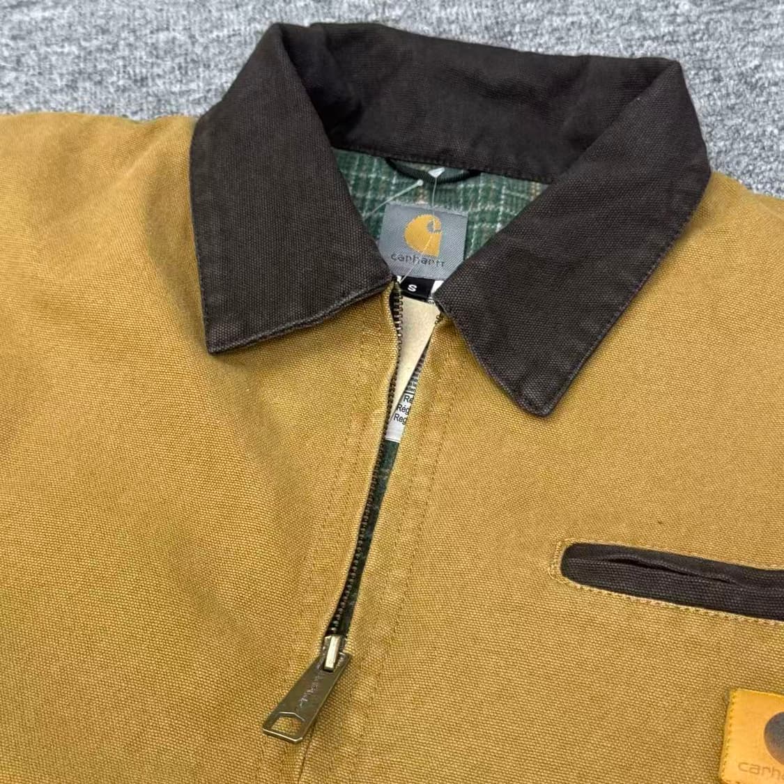 칼하트 블랭킷 라인드 릴렉스드 핏 레귤러 덕 디트로이트 자켓 칼하트 L 상품이미지3