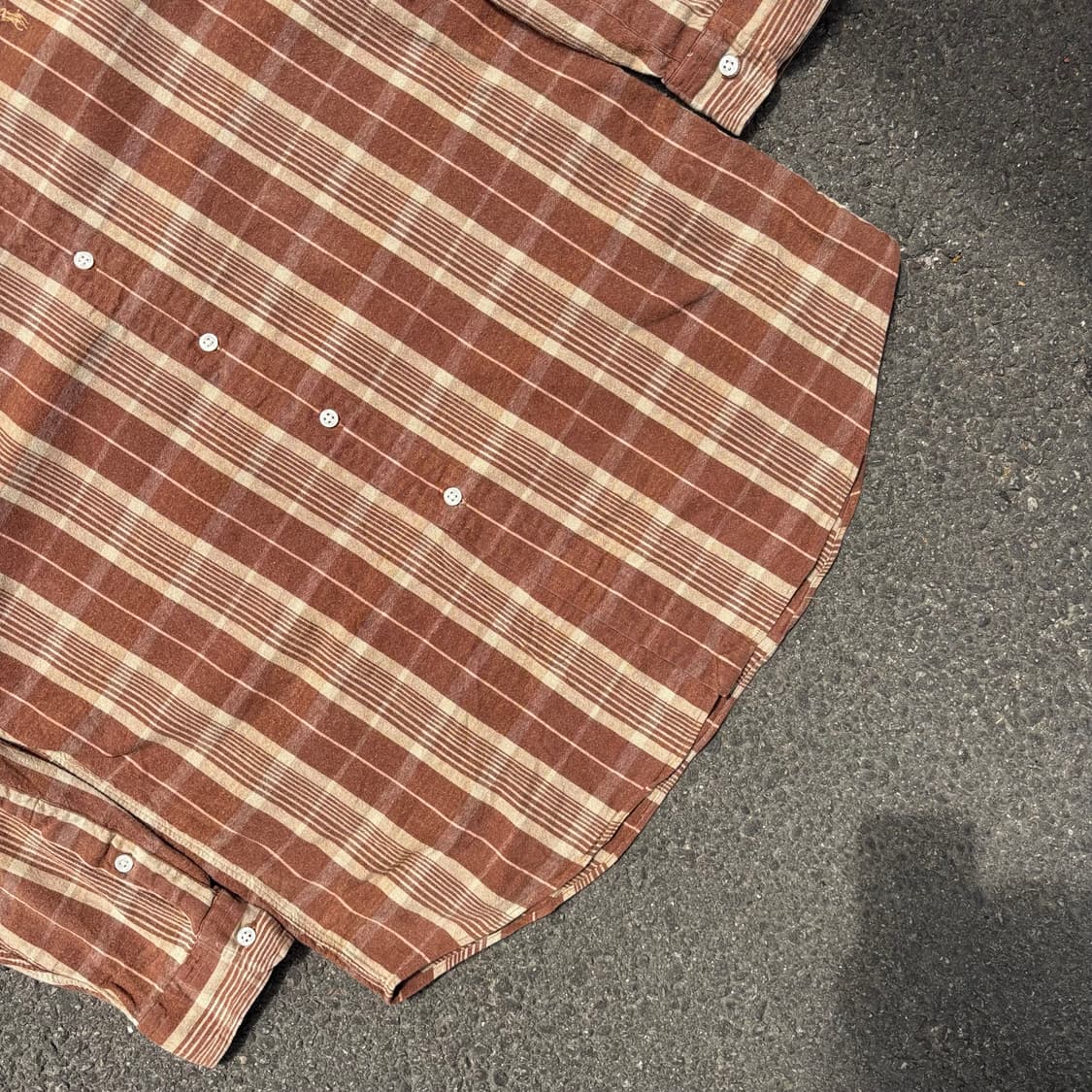 90년대 일본 폴로 랄프로렌 로웰 스포츠 체크 셔츠 상품이미지6