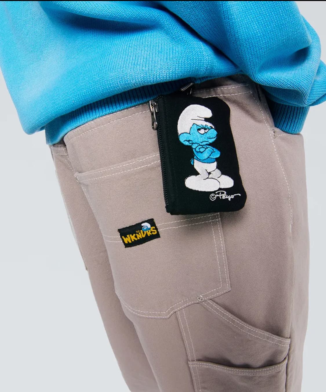 위캔더스 투덜이 스머프 콜라보 카드지갑 (품절제품) 상품이미지6