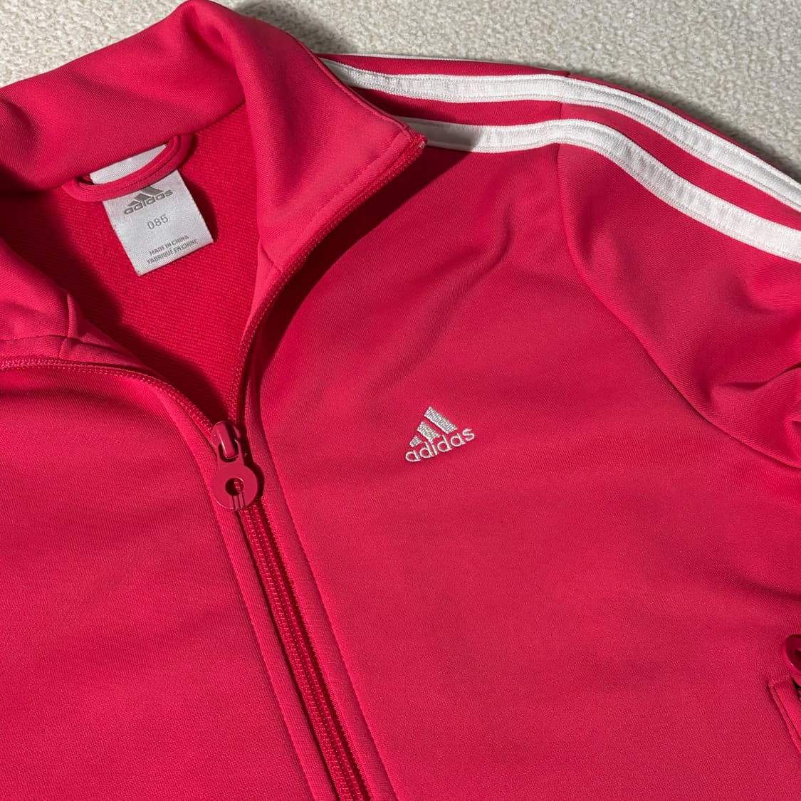 아디다스 y2k 핫핑크 딱붙핏 져지 상품이미지2