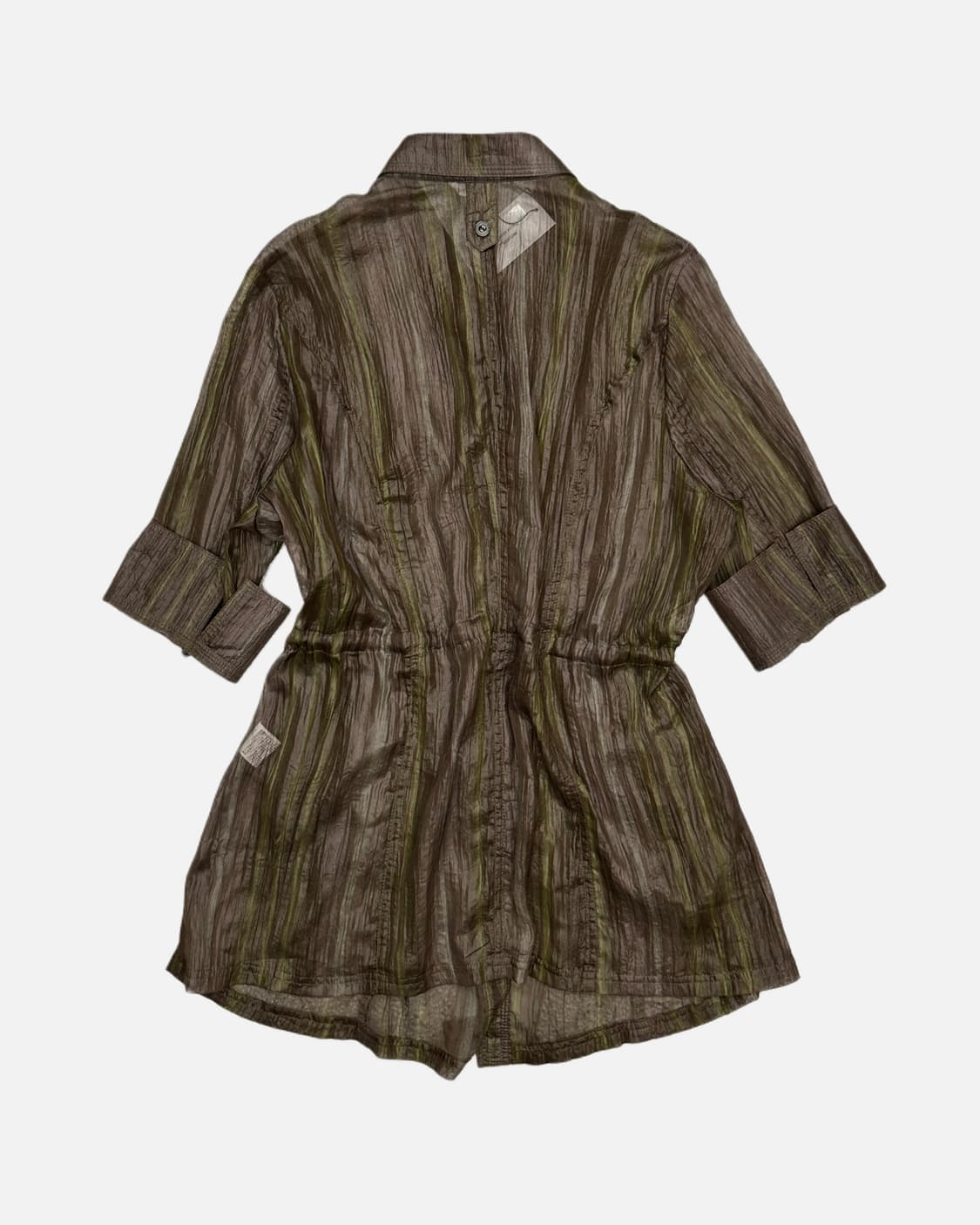 stripe organza string shirt 상품이미지4