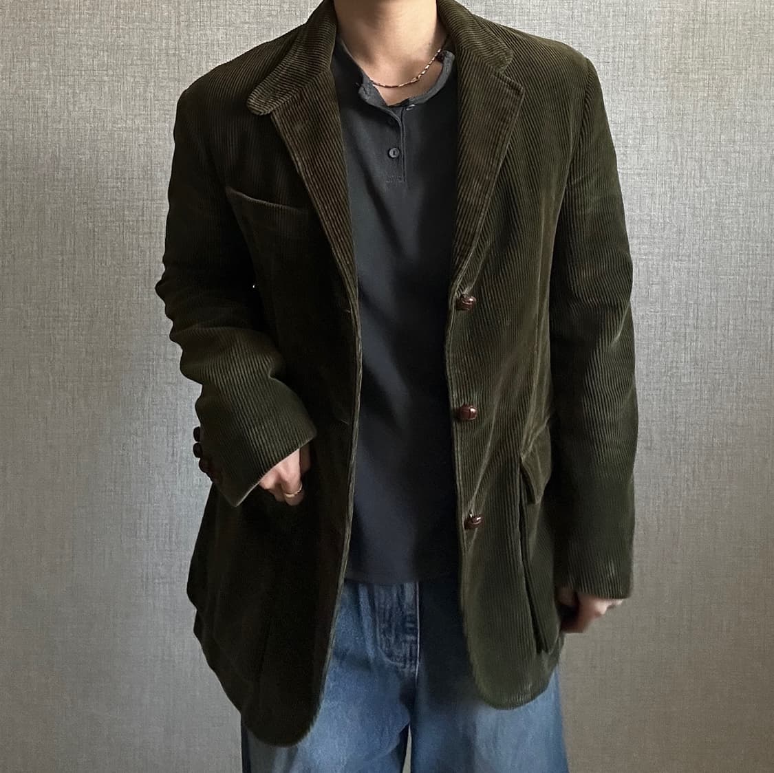 Polo Ralph Lauren Green Corduroy Blazer 상품이미지5