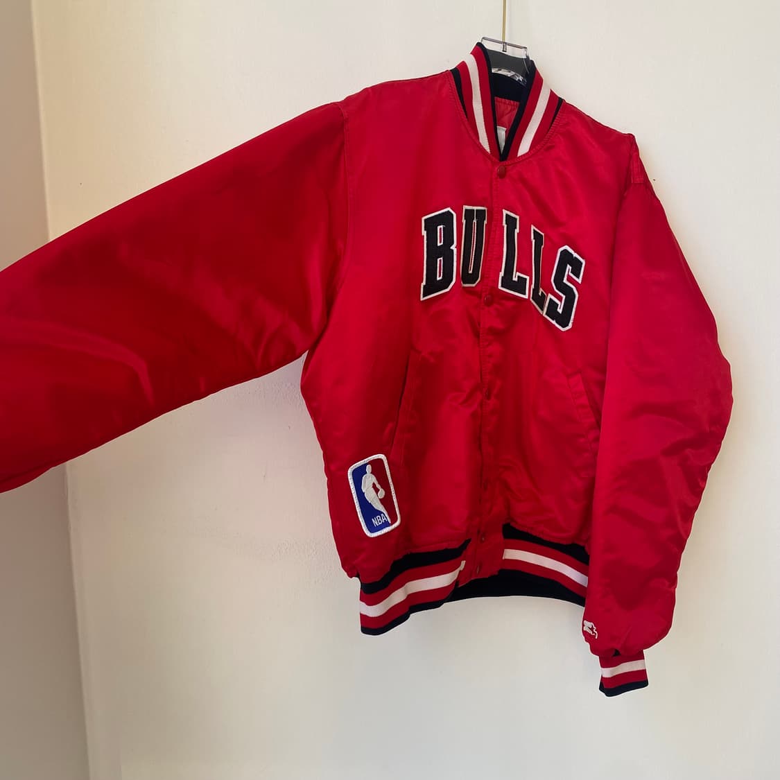 🌊80s 스타터 시카고불스 satin stadium jumper 상품이미지3