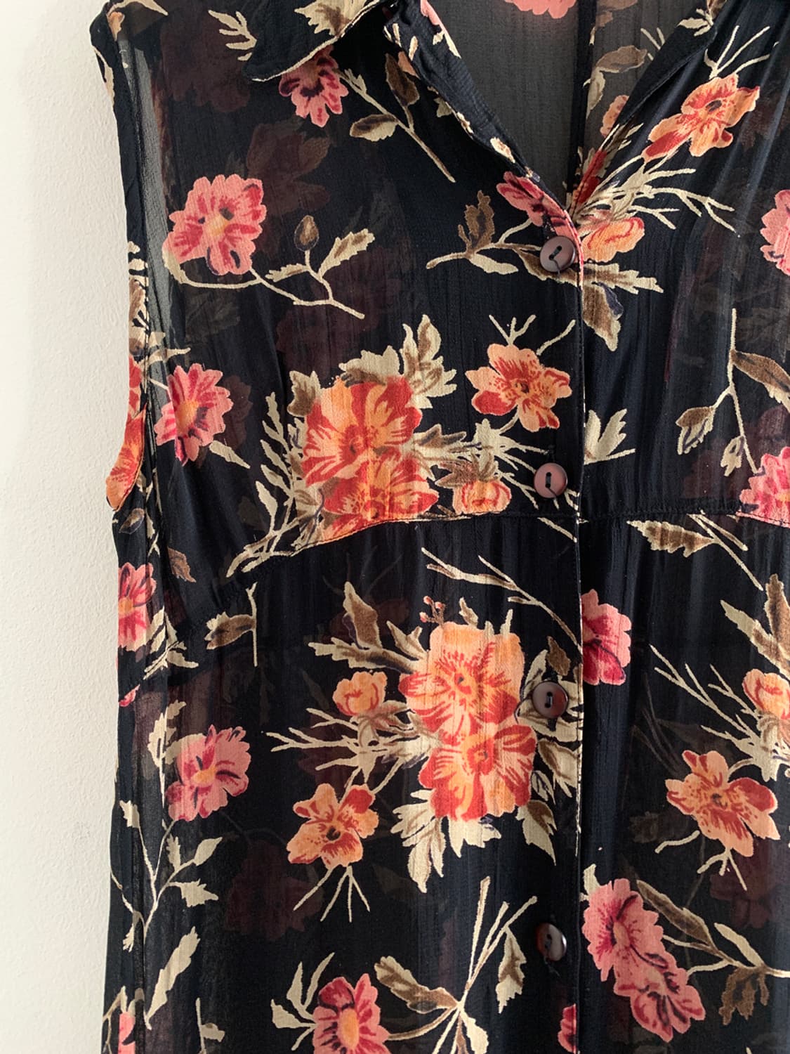 (Vintage)Midnight sleeveless shirts dres 상품이미지6