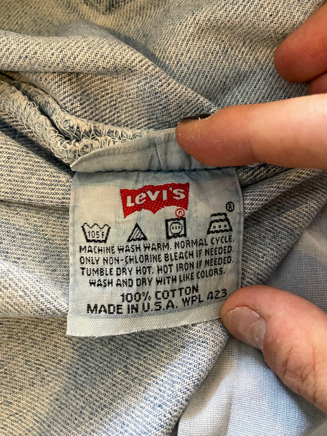 리바이스501 연청 데님 팬츠 상품이미지2