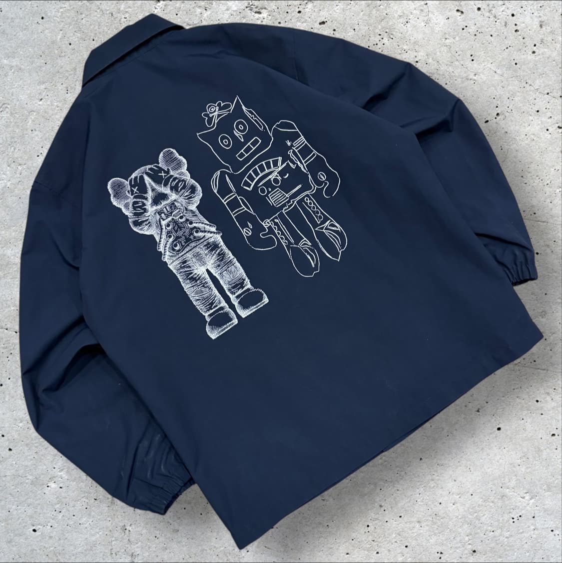 [S] 유니클로 카우스 앤디 워홀 코치 자켓 네이비 C346 상품이미지1