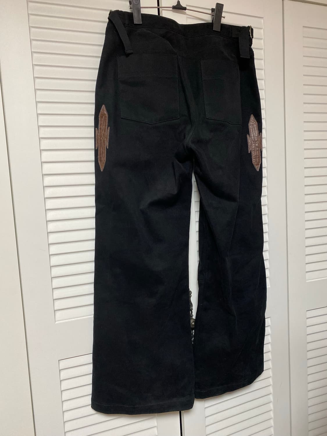 카락터 웨스턴 부츠컷 워크팬츠 01사이즈 상품이미지7