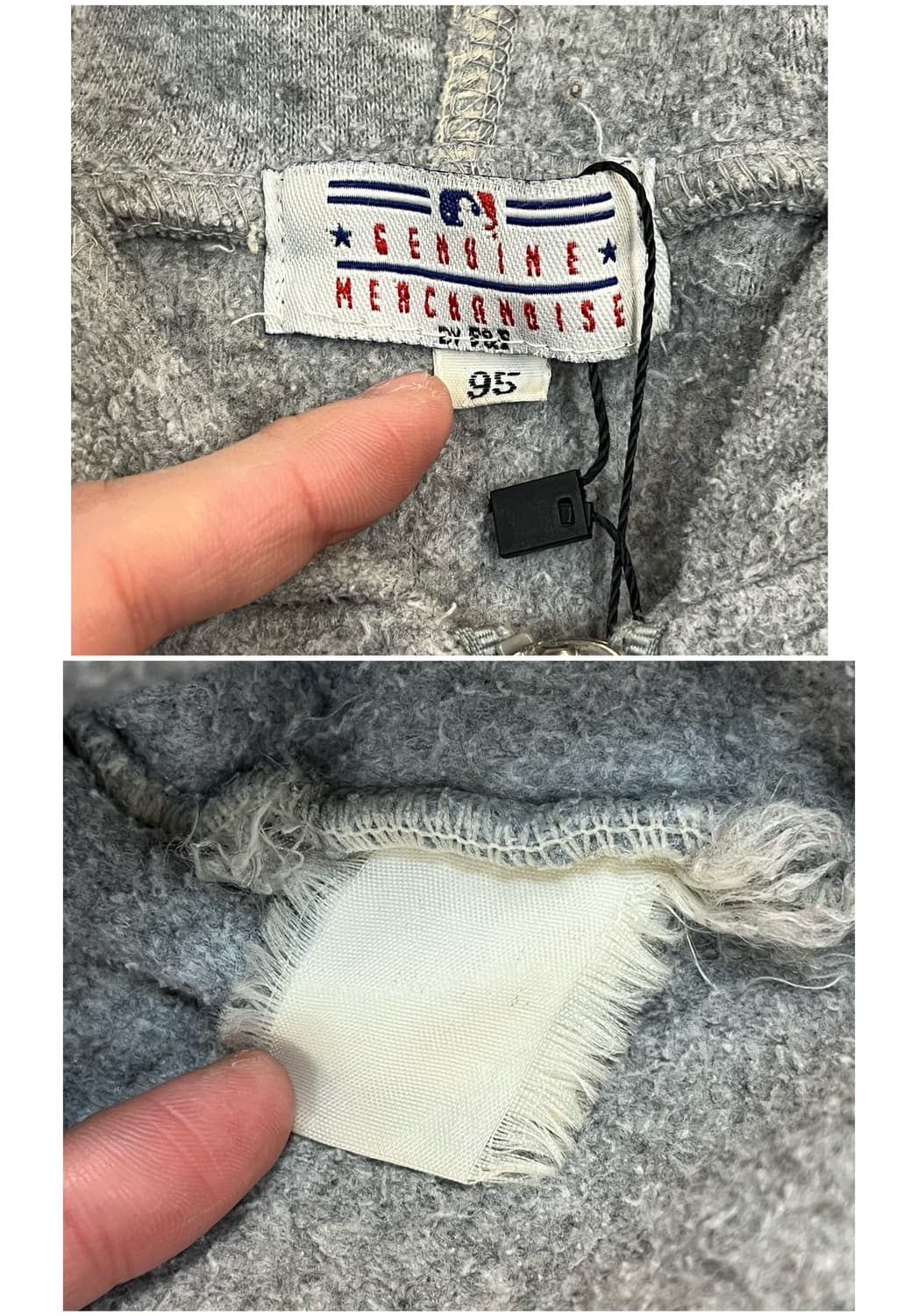 엠엘비 플리스 후드집업 그레이 95 #csz3258 상품이미지3