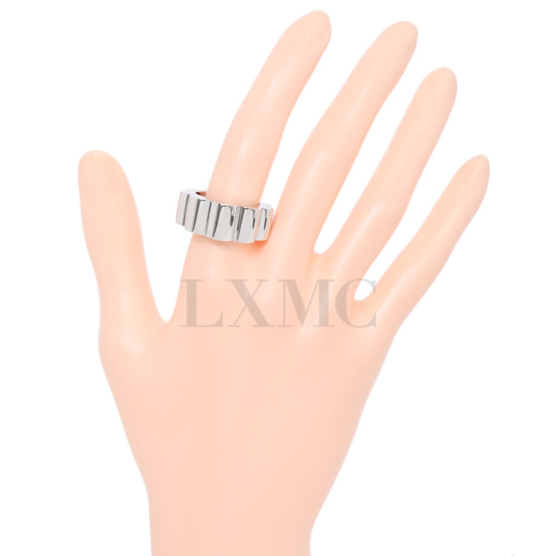 샤넬 프로필드 까멜리아 링 한정판 화이트골드 반지 상품이미지5