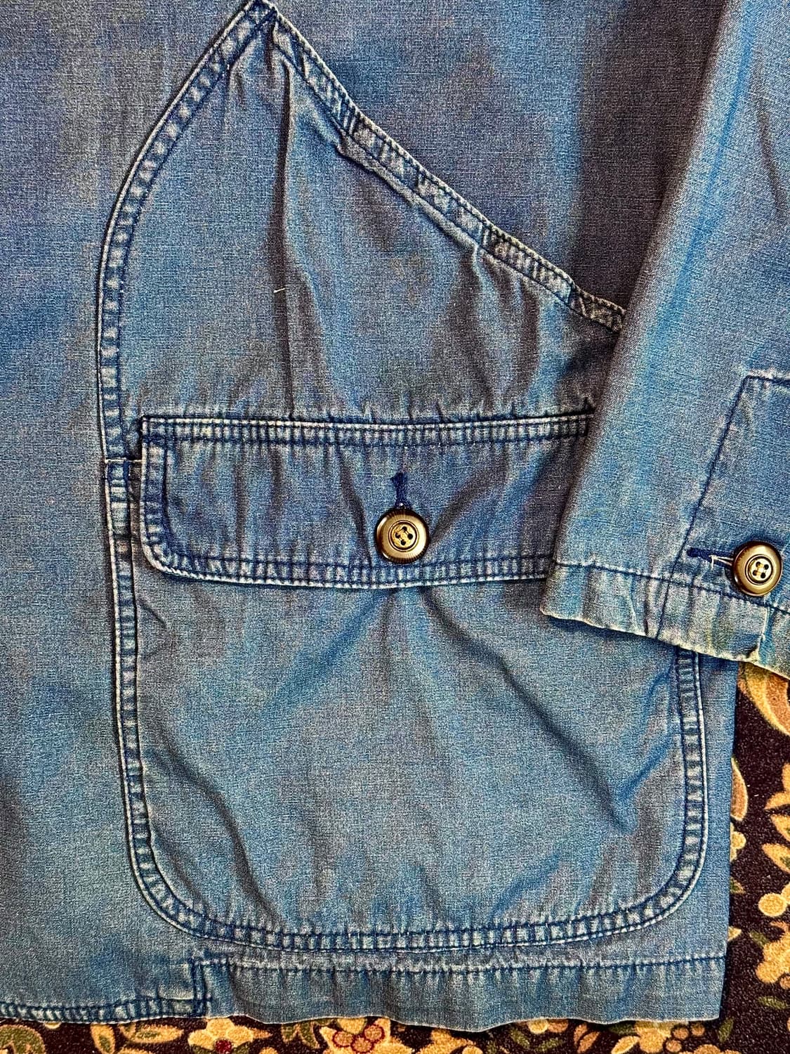 90s 올드 갭 트윌코튼 헌팅자켓 상품이미지5