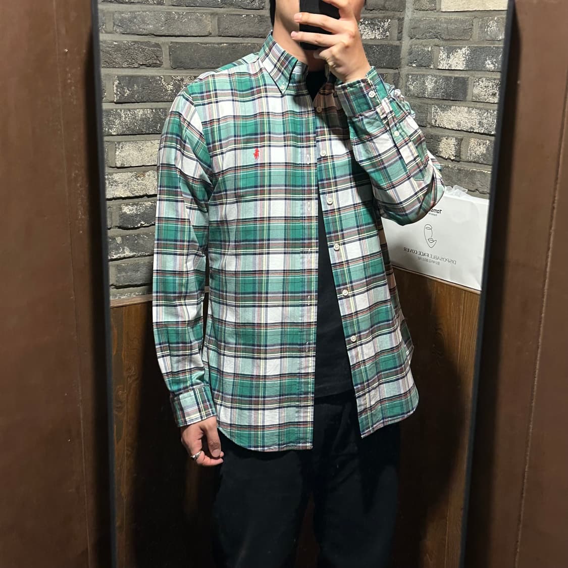 M) 폴로 랄프로렌 클래식 옥스포드 체크 셔츠 상품이미지9