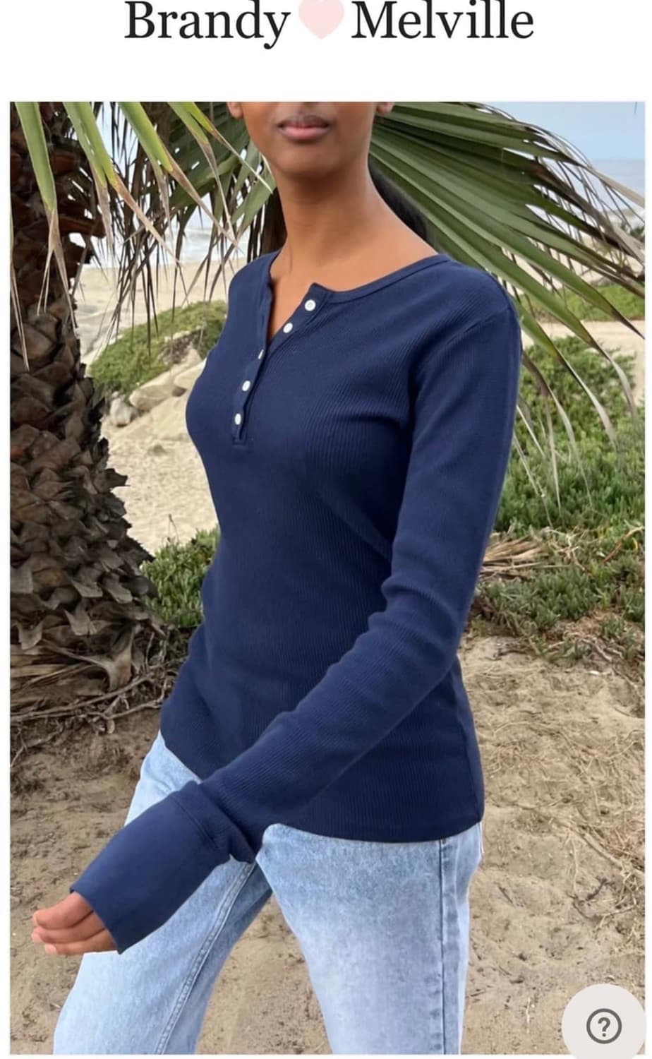 택포 브랜디멜빌 젤리 탑 네이비 상품이미지1