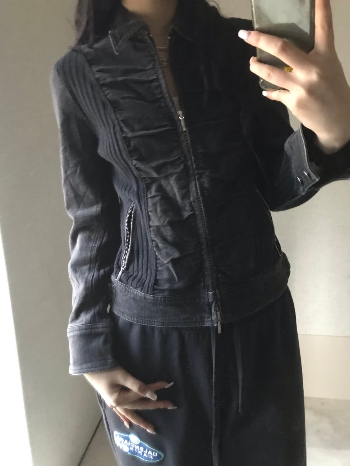 일본빈티지 셔링 자켓 상품이미지1