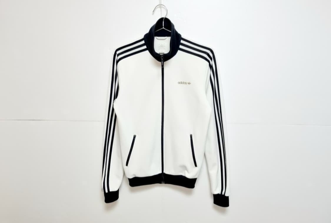남성 레어 아디다스 금장로고 베켄바우어 화이트 흰색 트랙탑 져지 저지 상품이미지1