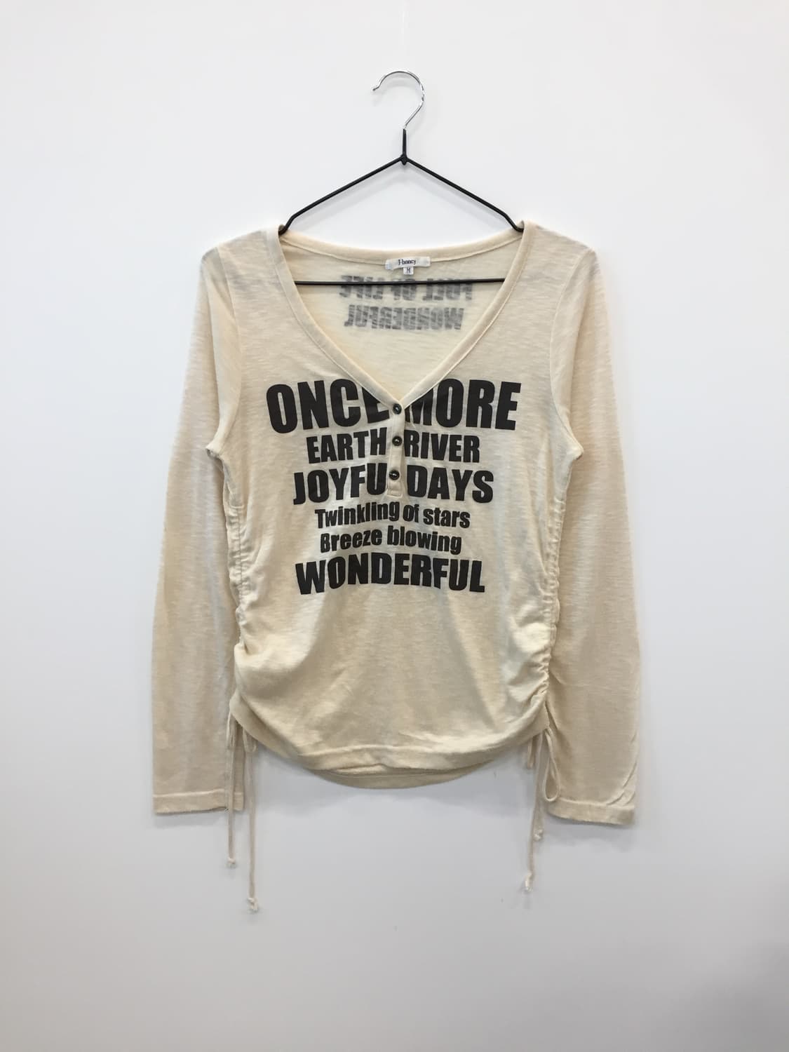 Jpn Y2K Gyaru Graphic Long Sleeve Top 상품이미지4