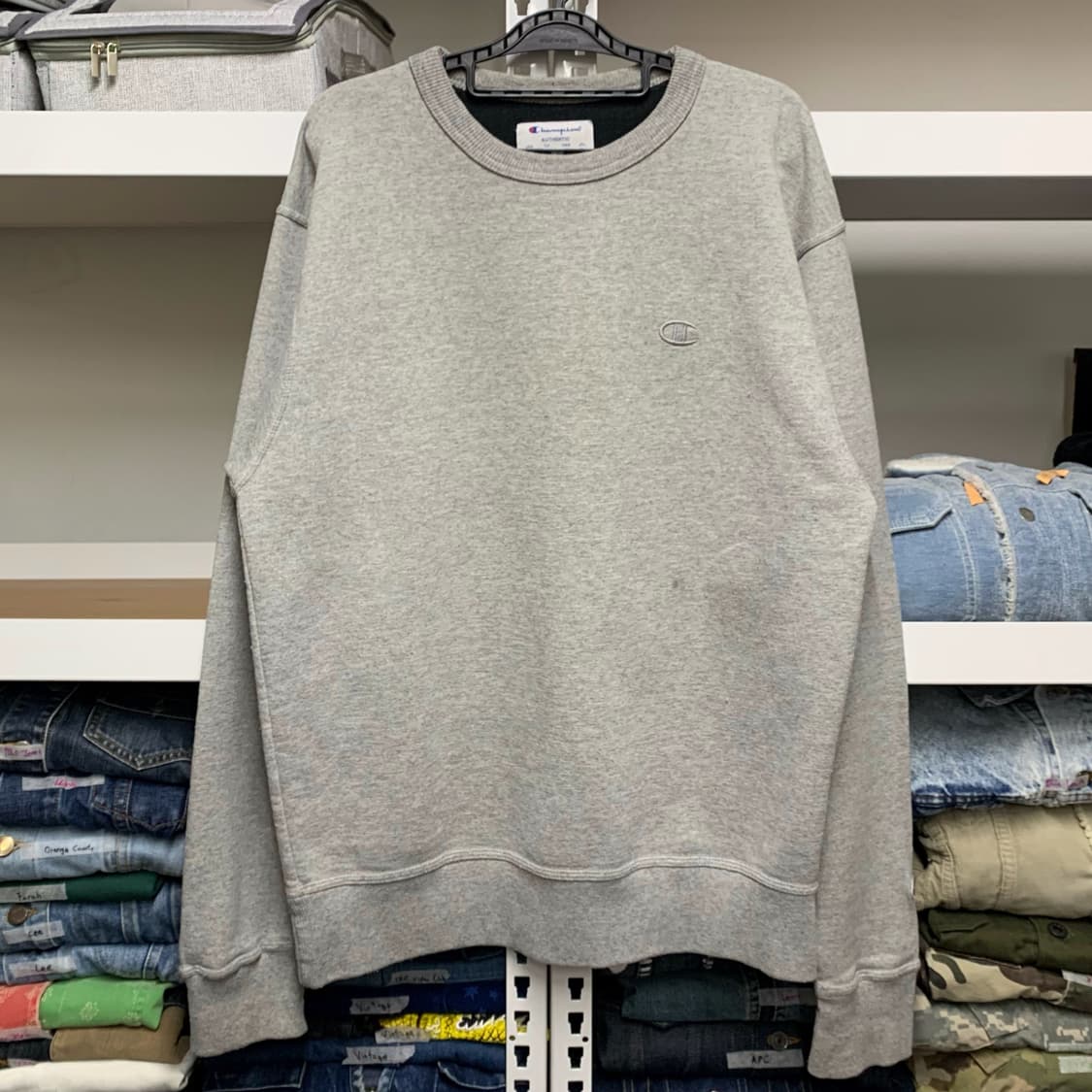 [XL] 챔피온 플레인 맨투맨 스웻셔츠 상품이미지2