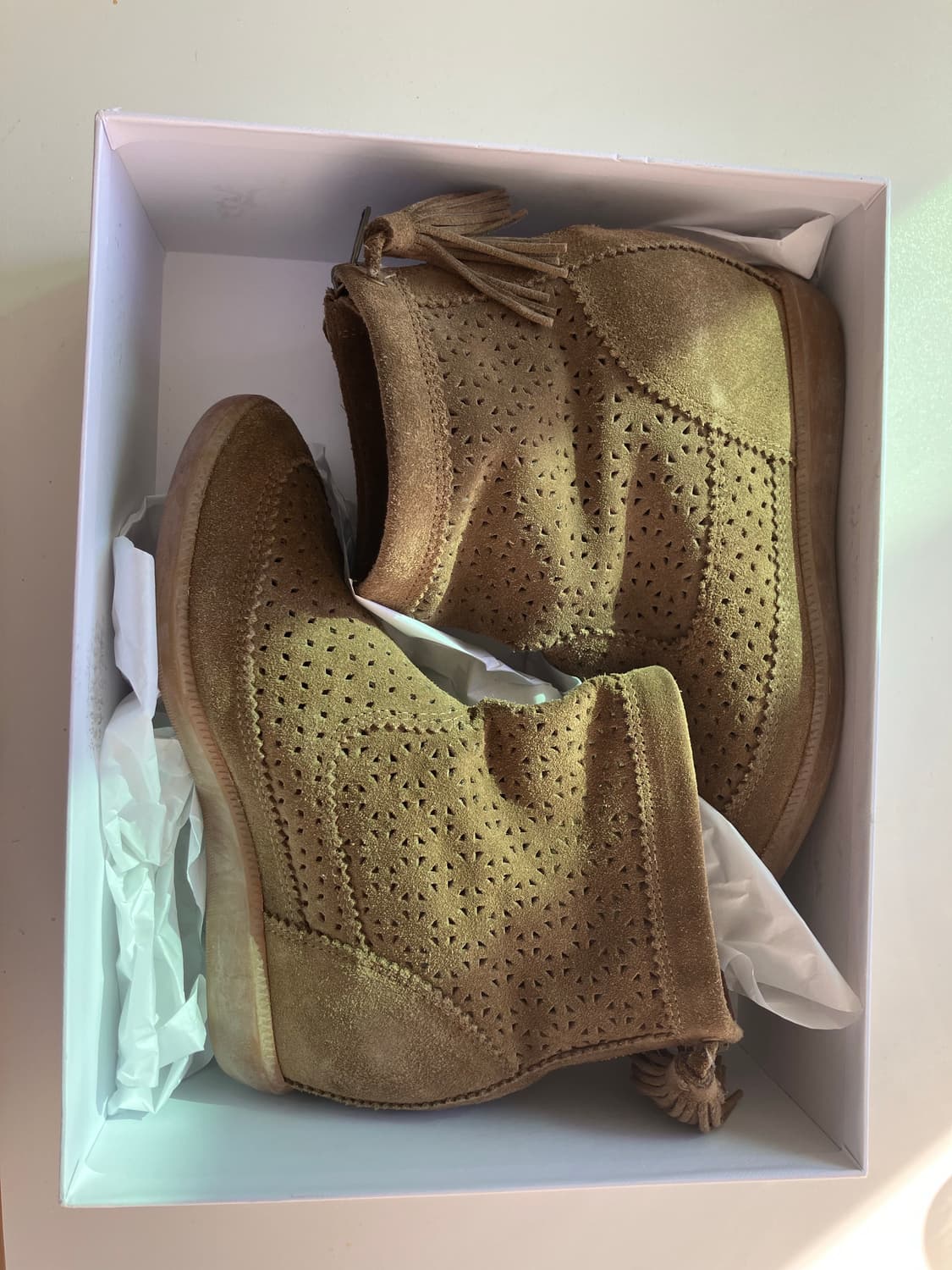 이자벨마랑 베슬리부츠 36사이즈 스웨이드부츠 앵클부츠 웨지힐부츠 상품이미지8