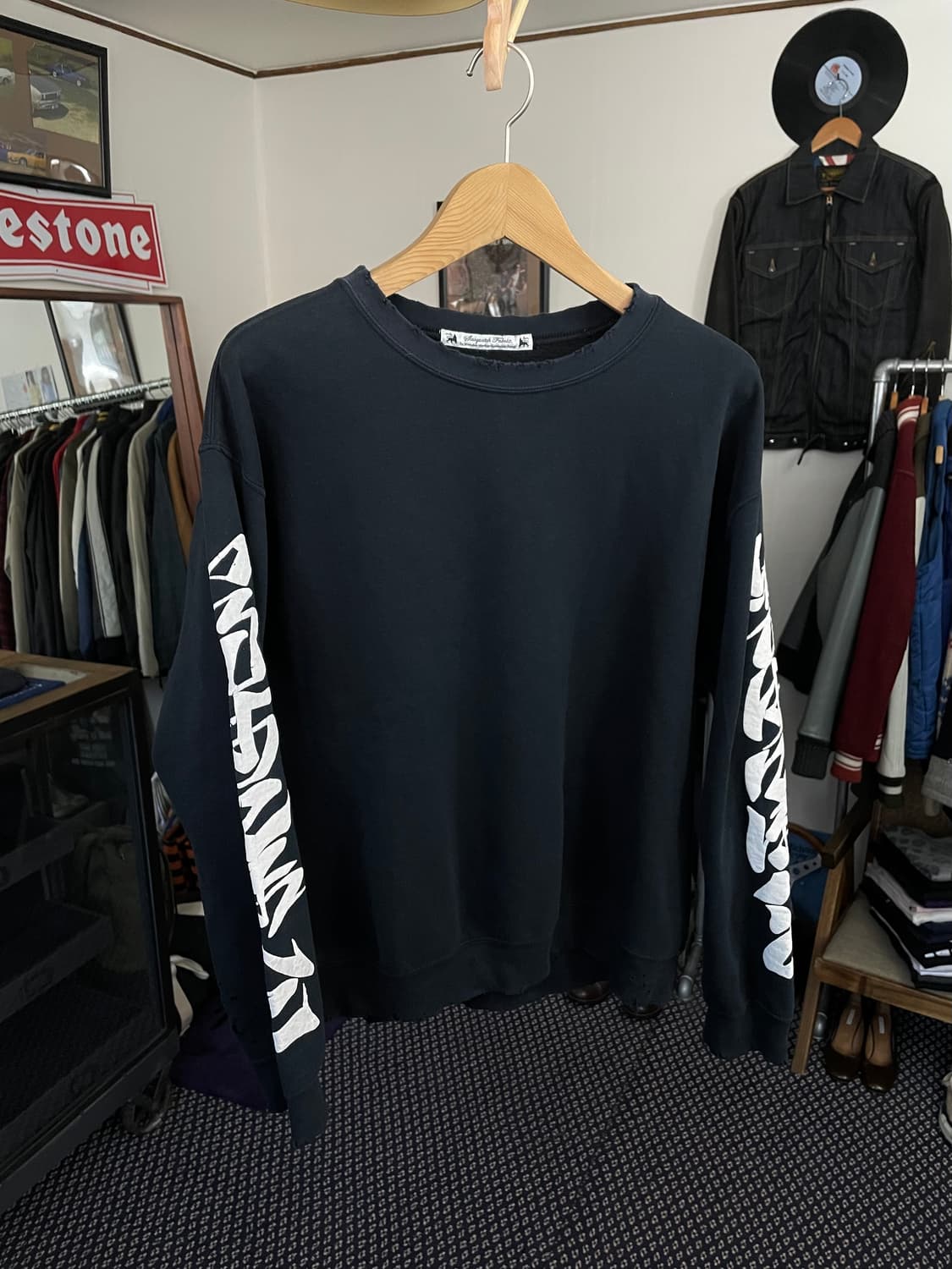 Sasquatchfabrix Damaged Sweatshirt 상품이미지1