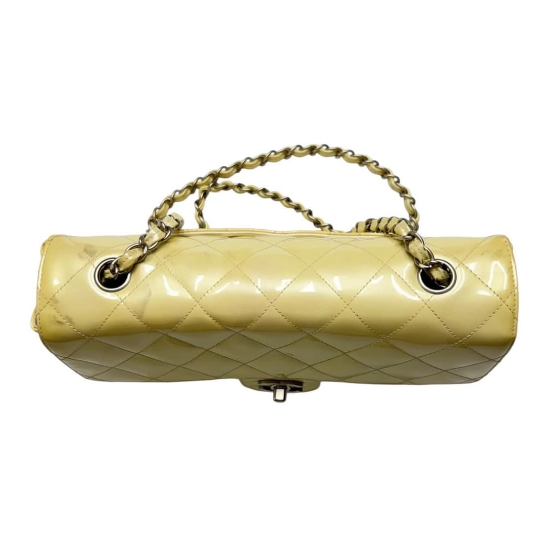 샤넬 클래식 플랩백 페이턴트 옐로우 상품이미지6