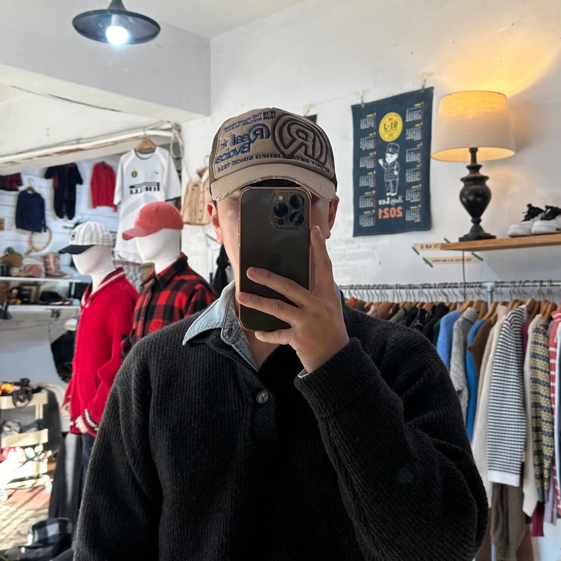 (착용컷) Real B voice 트러커 캡 (Free) 상품이미지2