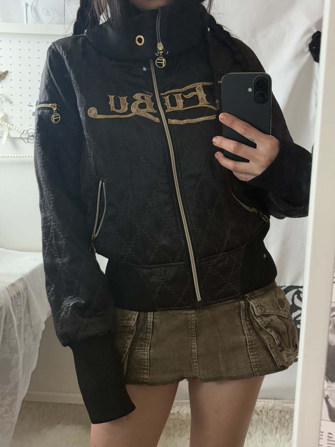 • Black fubu High-Neck Jacket 상품이미지4