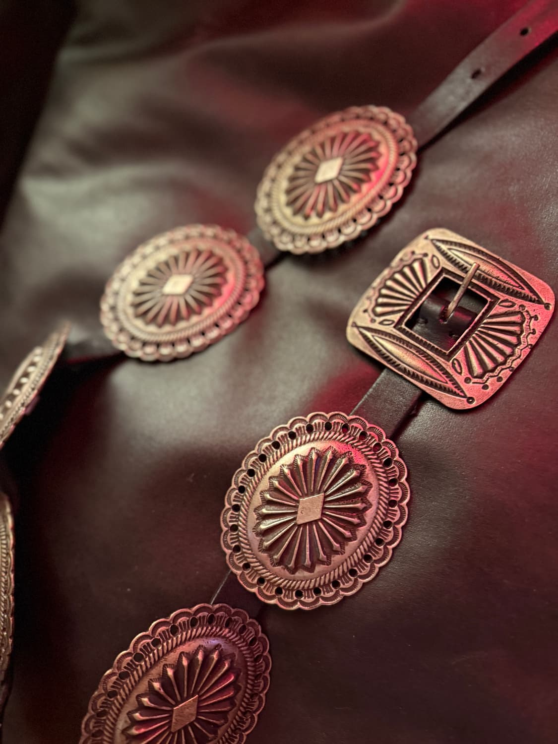 폴로 랄프로렌 메탈 액센트 레더 벨트 상품이미지1