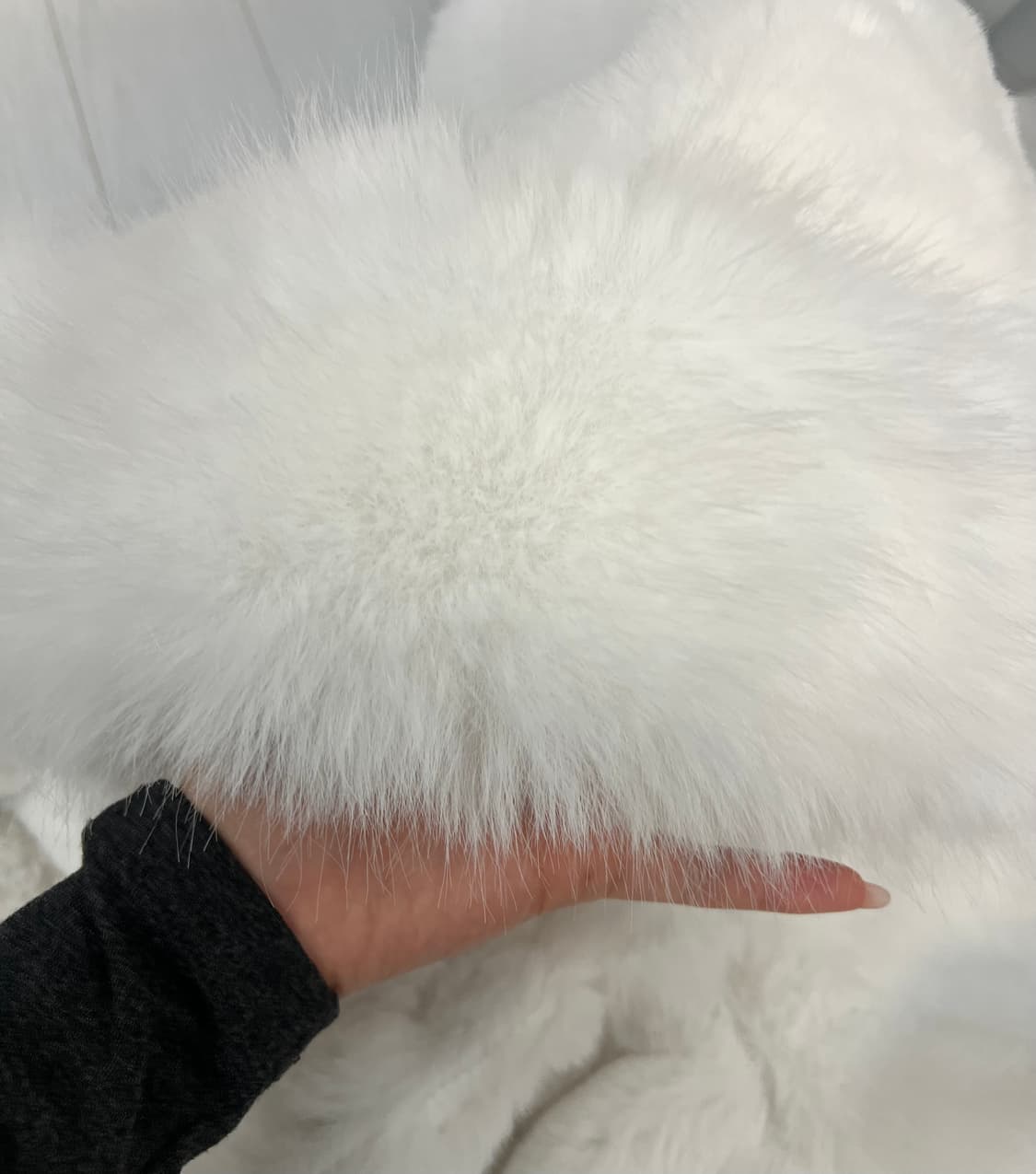 Y2k 갸루 모리걸 겨울 화이트 퍼 리본벨트 코트 상품이미지6