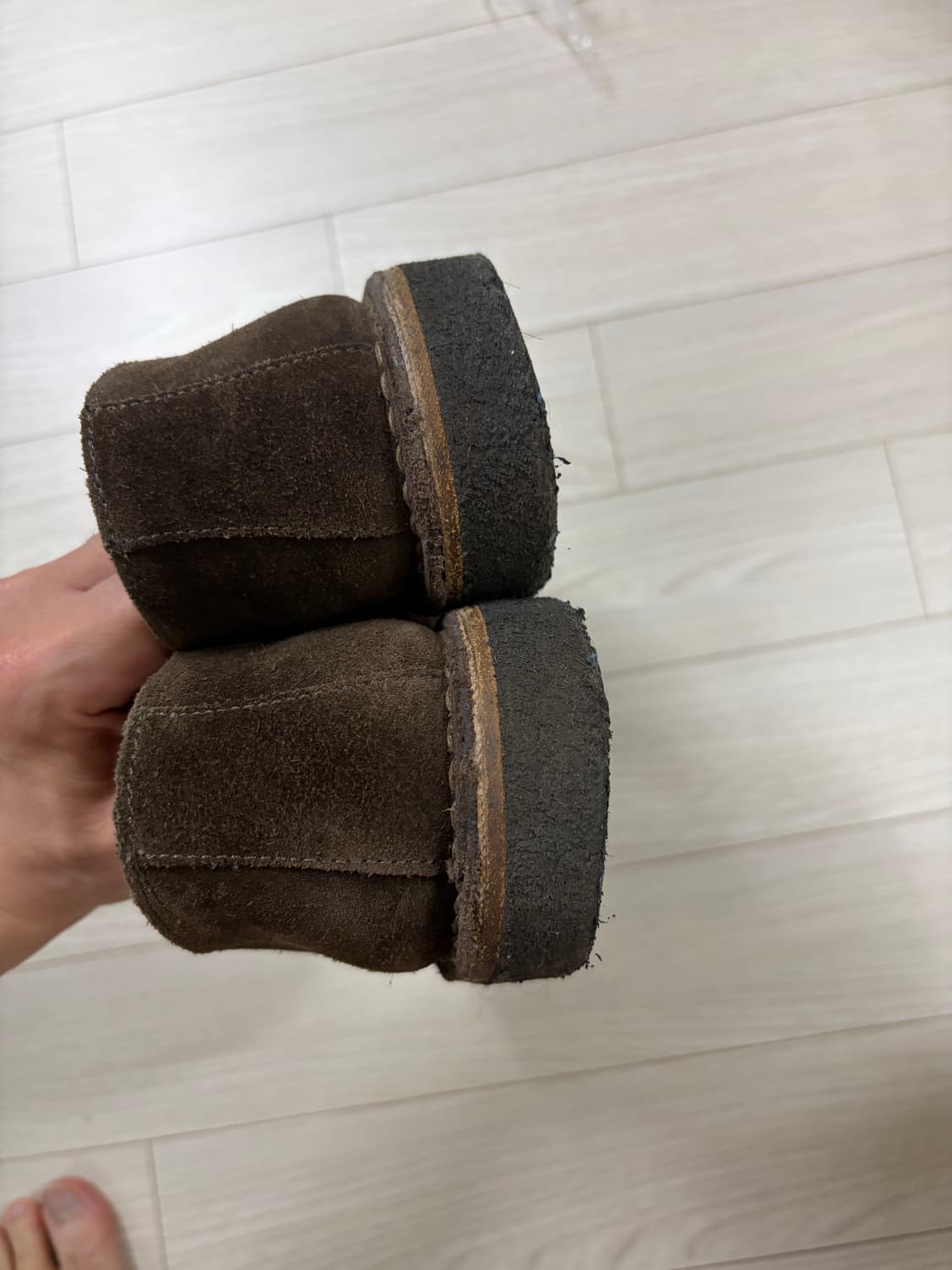 드레익스 스웨이드 유팁 더비 토바코. 270. UK 8H 사이즈 상품이미지2