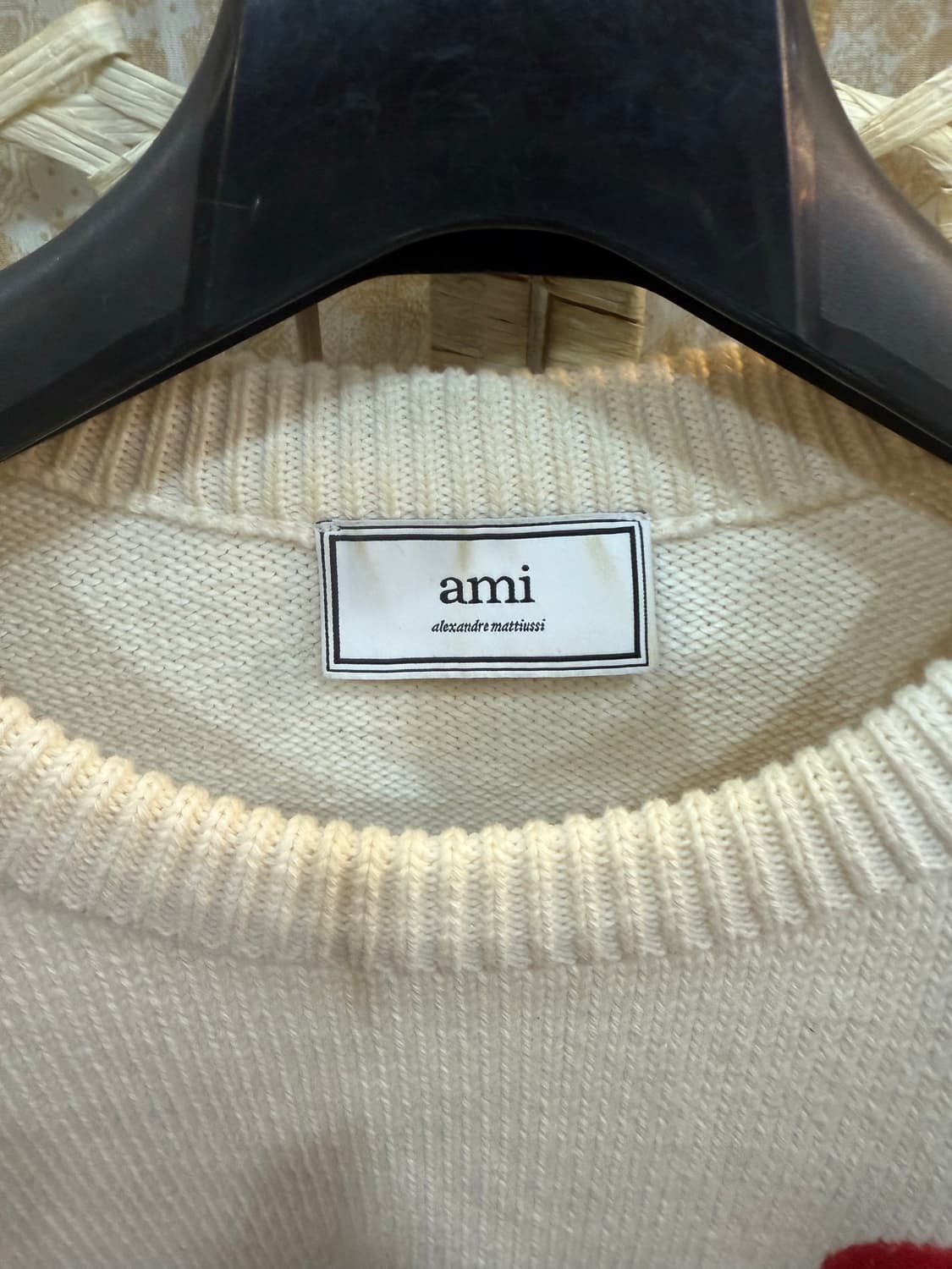 95/20fw 정품 아미 빅로고 니트 팝니다 상품이미지2