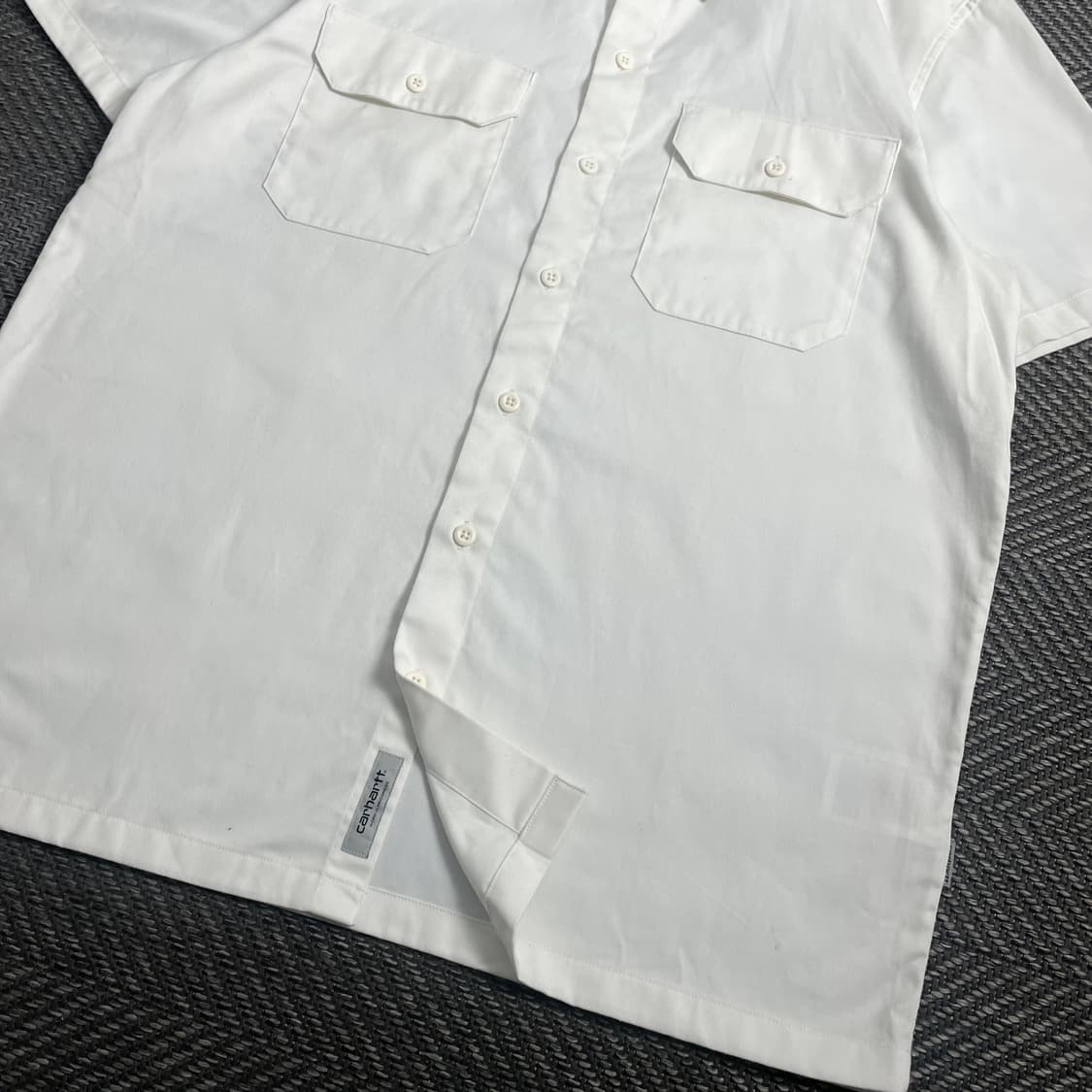 칼하트 wip 화이트 워크 반팔 셔츠y 3955 상품이미지3