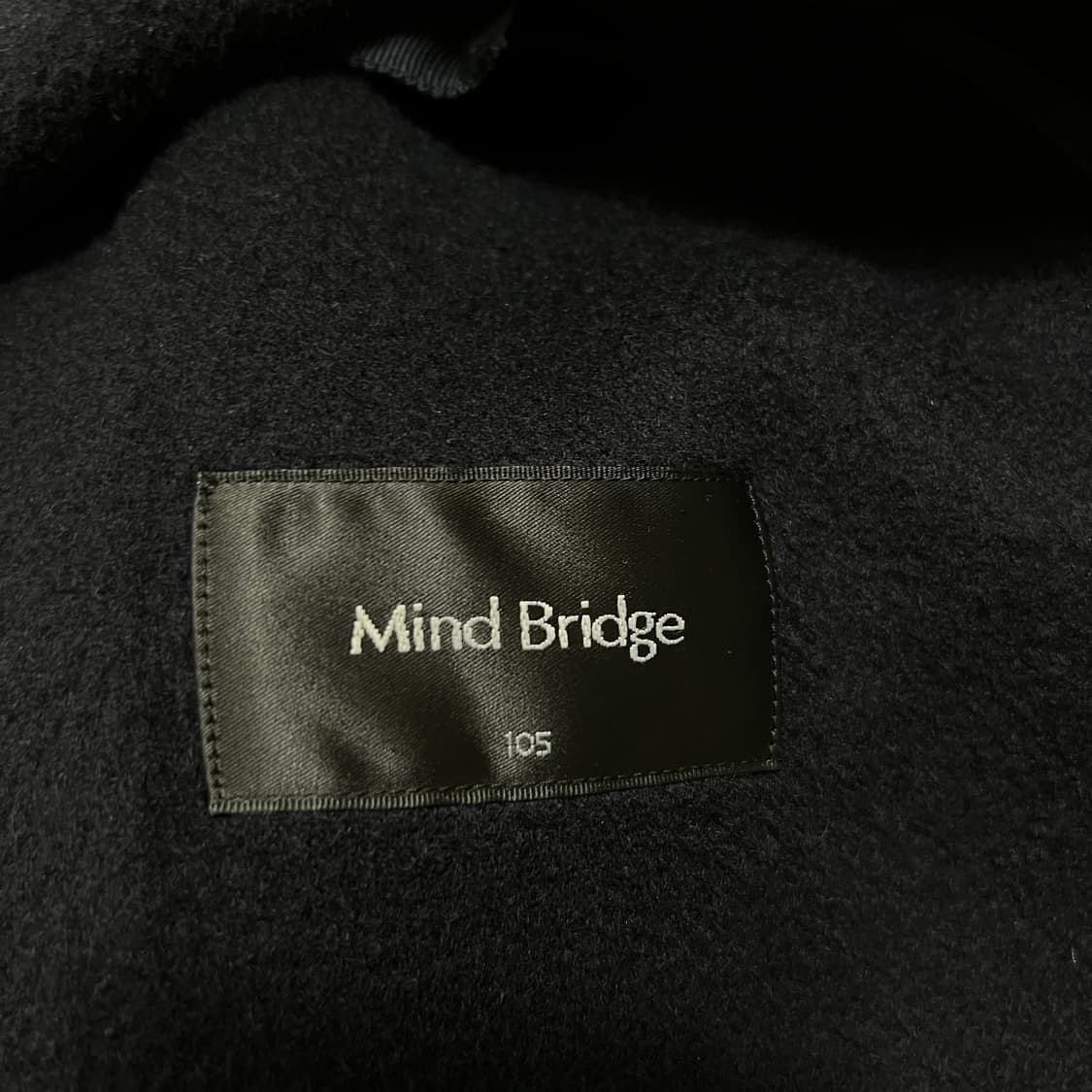 마인드브릿지 핸드메이드 캐시미어 싱글코트 [블랙] XL/105 상품이미지5