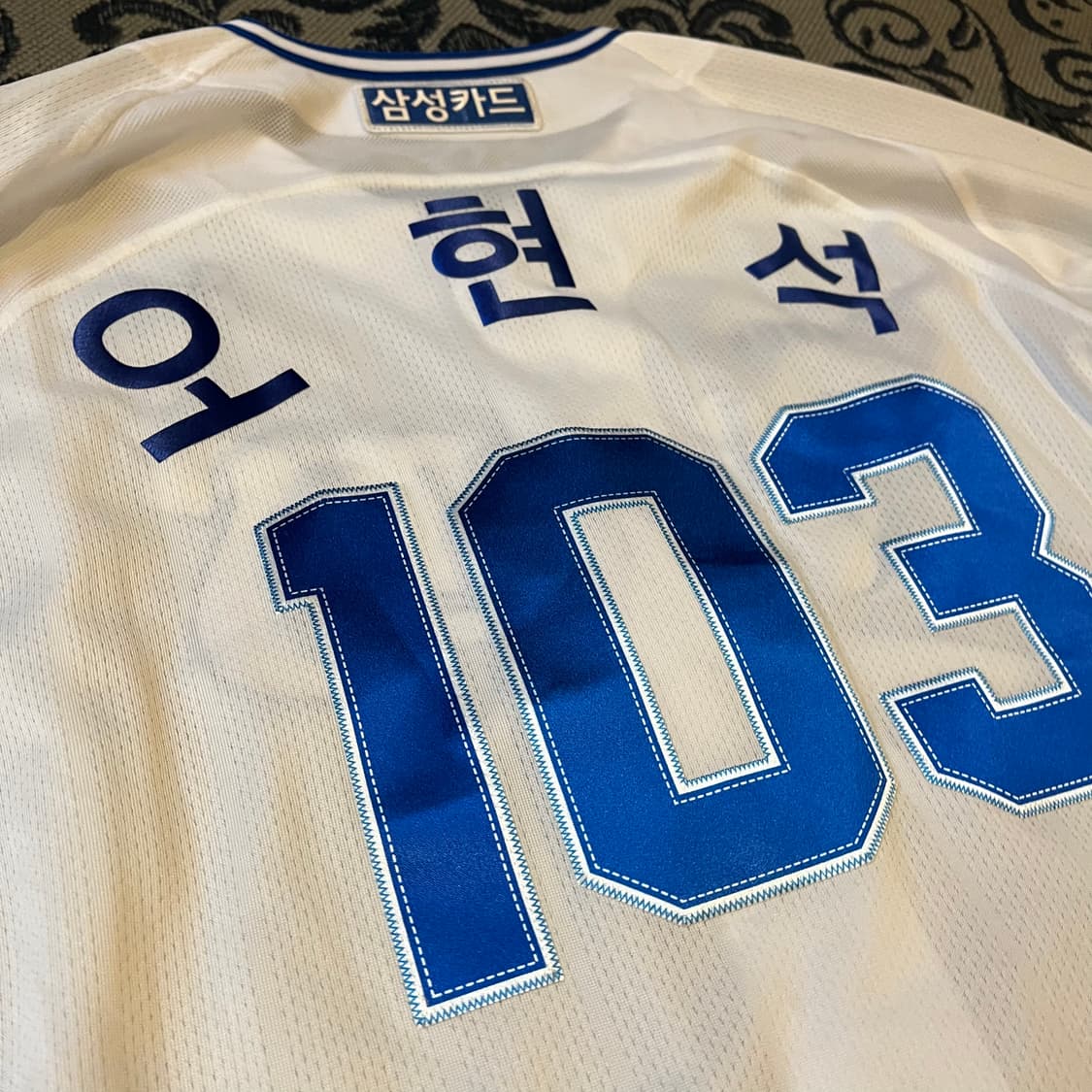 언더아머 삼성라이온즈 실착 유니폼/W2289 상품이미지5