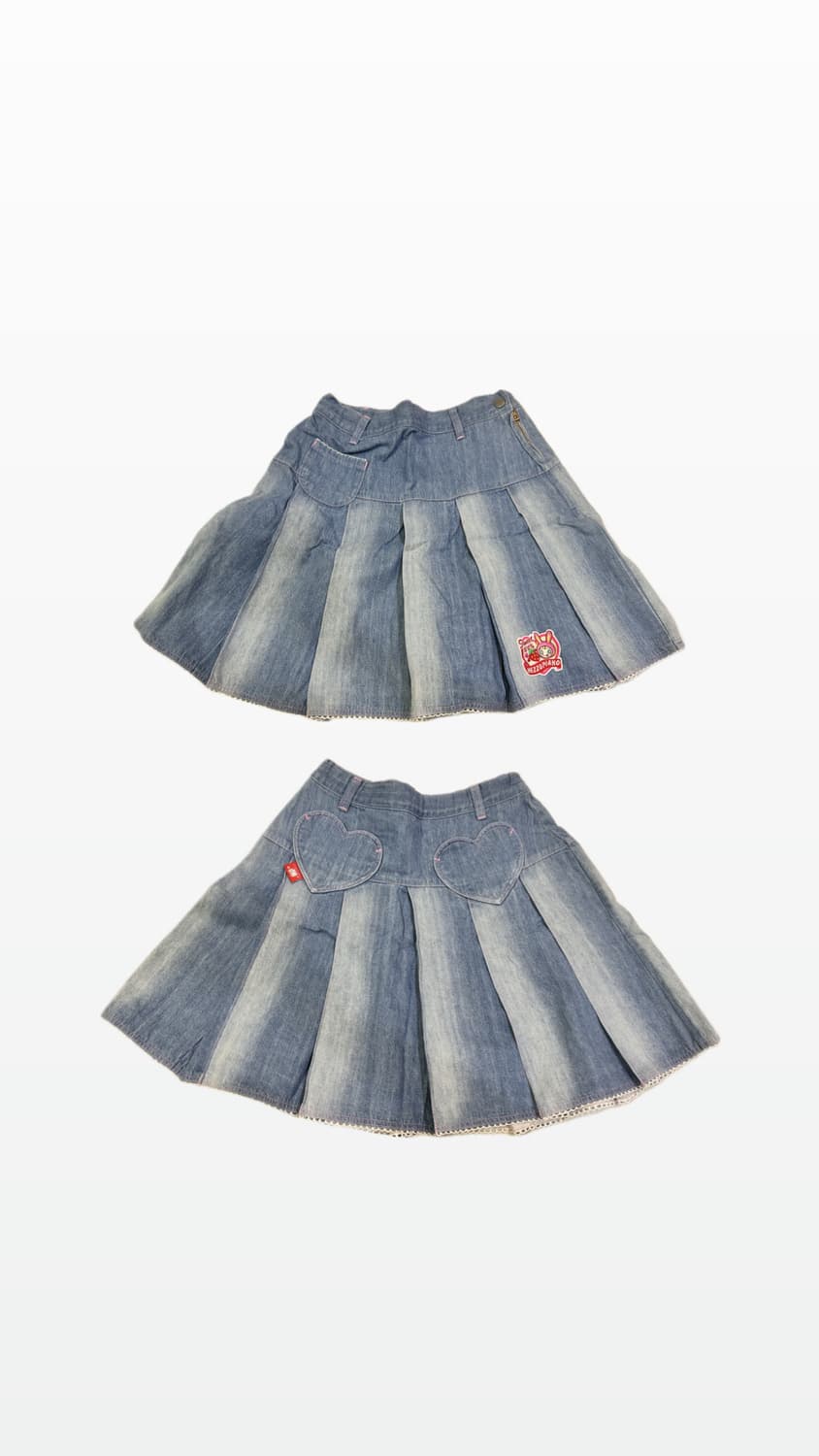 성인용 메조피아노 mezzo piano 청치마 스커트 미니 y2k 갸루 상품이미지1