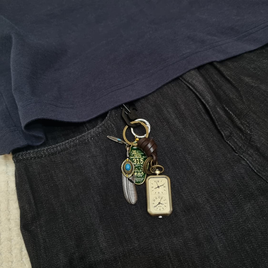 🕰Time Feather키링 keychain 상품이미지6