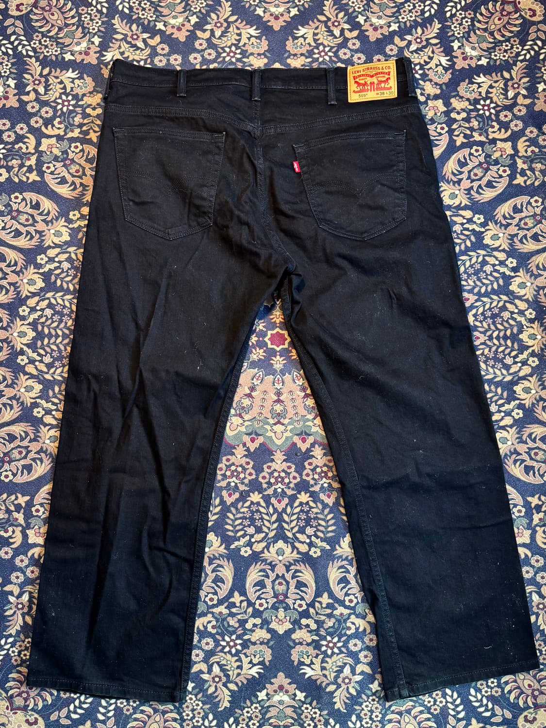 리바이스 569 루즈스트레이트 블랙진 상품이미지5