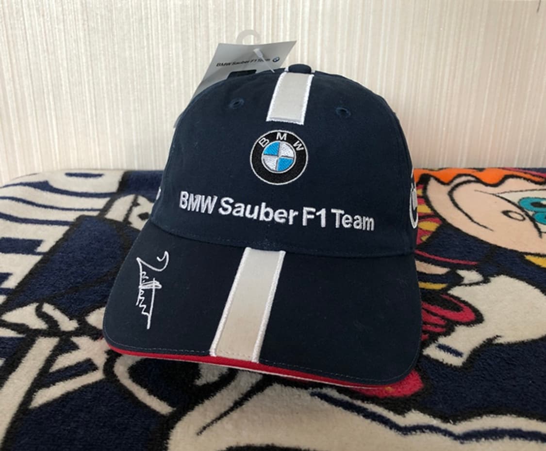 BMW Sauber(자우버) F1팀 레이싱모자/캡/자크 빌뇌브Jr 상품이미지1
