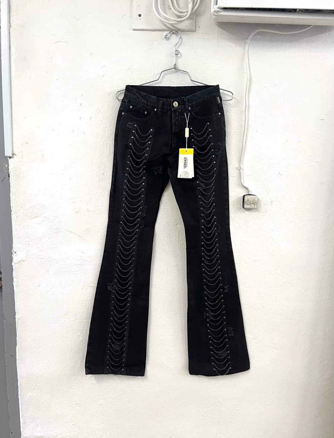 베르사체 체인 플레어 데님 팬츠 상품이미지1