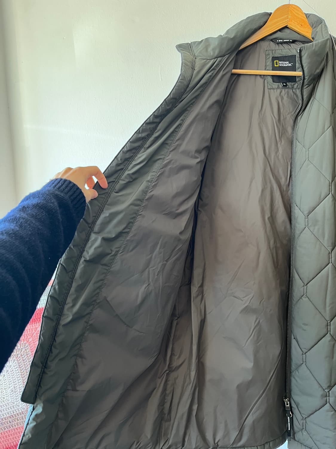 내셔널지오그래픽 남성 하프누빔패딩 상품이미지4