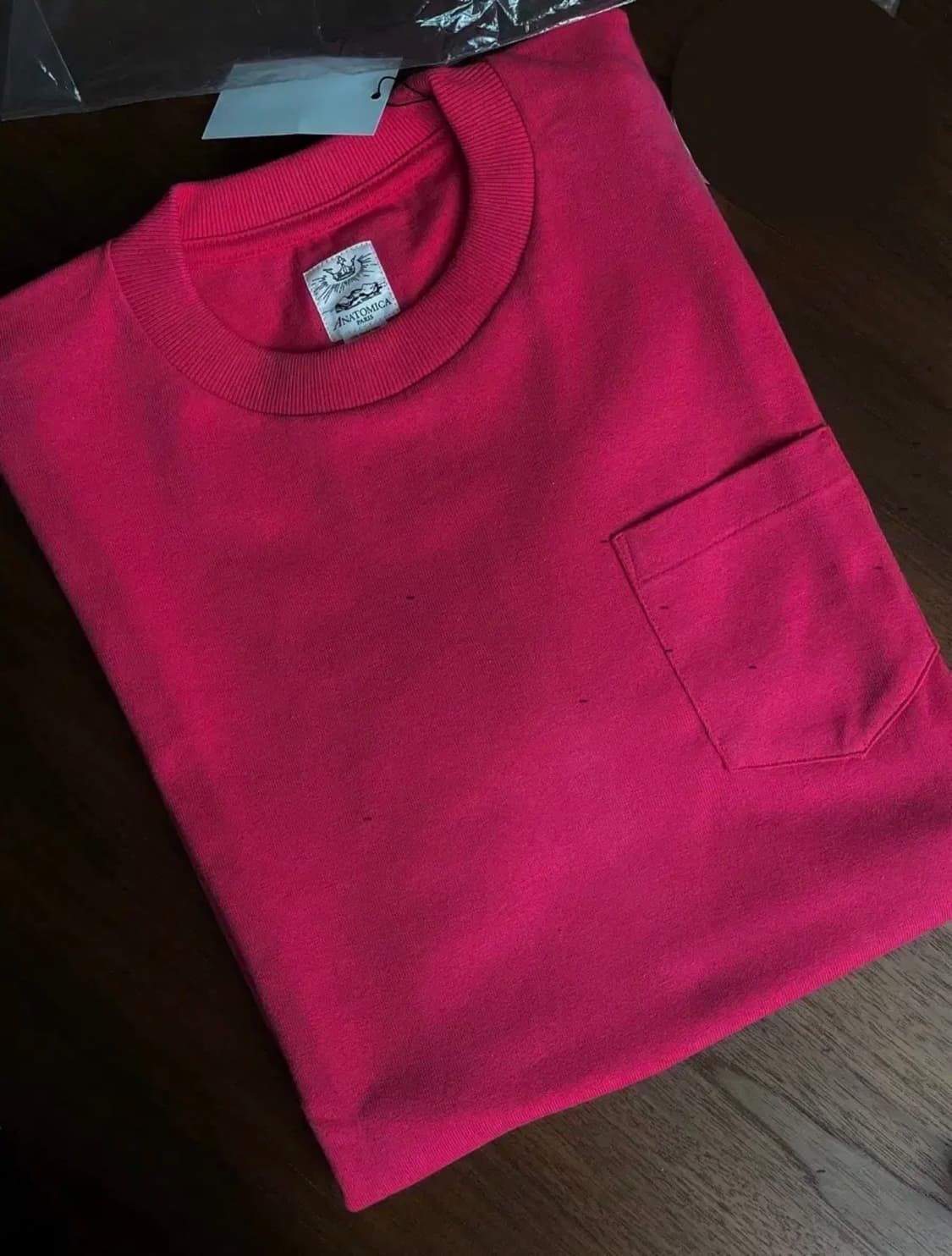 [M] Anatomica Pocket Tee Pink (아나토미카) 상품이미지4