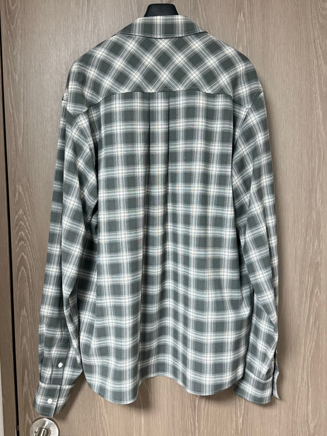 러드 체크셔츠 그레이 M 상품이미지2