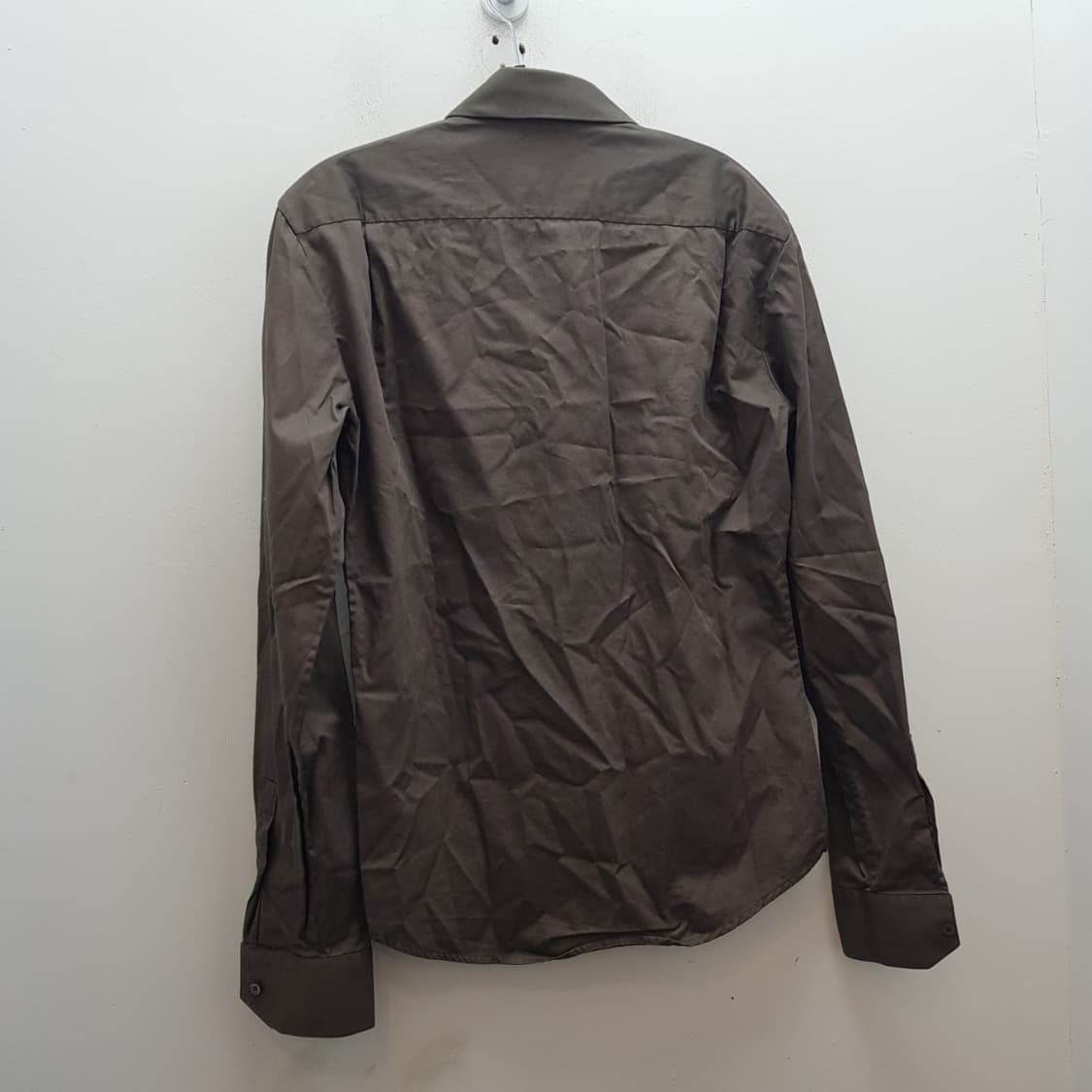 우영미 심버튼 브라운 셔츠  상품이미지4