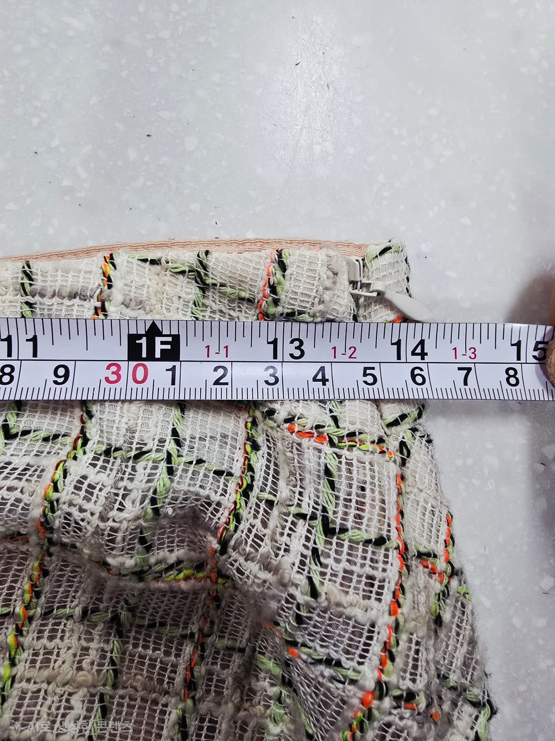 시스템 트위드 랩 스커트 체크 패턴67 상품이미지8