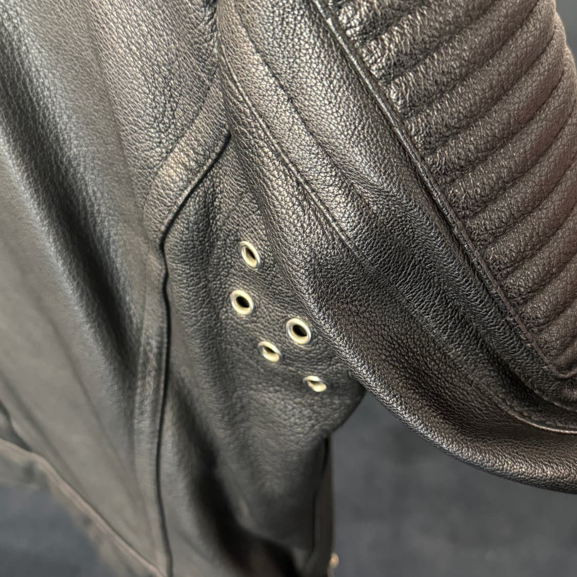 [M] 고트스킨 염소가죽 라이더자켓 상품이미지8