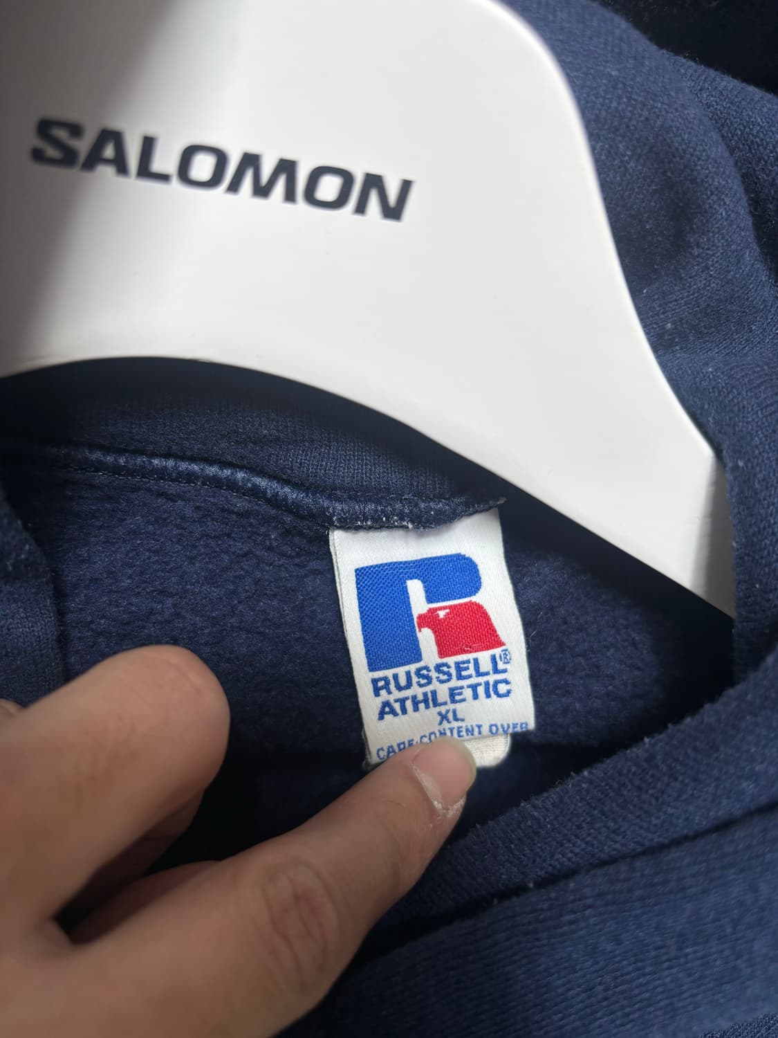 러셀 후드집업 네이비 XL 상품이미지2